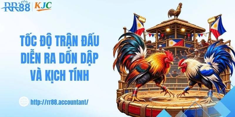 Tốc độ trận đấu diễn ra dồn dập và kịch tính